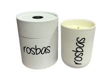 Load image into Gallery viewer, Rosbas - Scented Candles - Natural Soy Wax - 8 oz Ceramic White Jar - Box Packaged