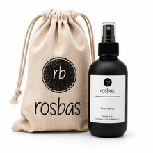 Load image into Gallery viewer, Rosbas Room Sprays - Scented - 4 oz Black Bottle