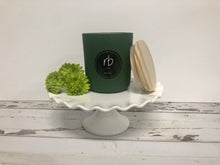 Load image into Gallery viewer, Rosbas Candles - Scented - Natural Soy Candle, Olive Green Glass Jar - 13 oz