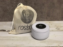 Load image into Gallery viewer, rosbas Napoli Collection, metallic tin, white, soy candle, non toxic, eco friendly, hand poured, gifted