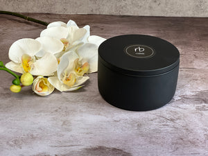 Rosbas Candles - Scented - Natural Soy Wax - Black Concrete Bowl - 13 oz